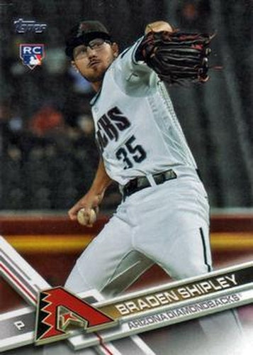 #15 Braden Shipley - Arizona Diamondbacks - 2017 Topps Baseball