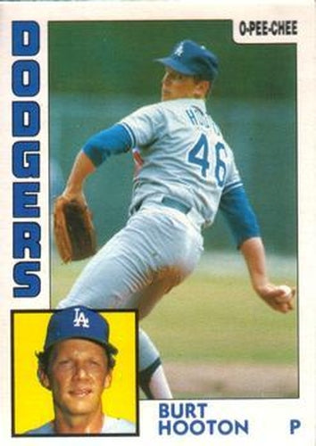 #15 Burt Hooton - Los Angeles Dodgers - 1984 O-Pee-Chee Baseball