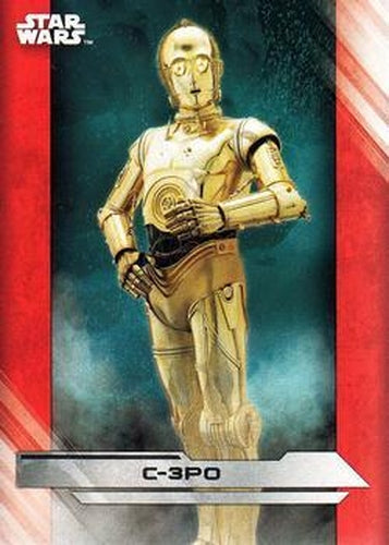 #15 C-3PO - 2017 Topps Star Wars The Last Jedi