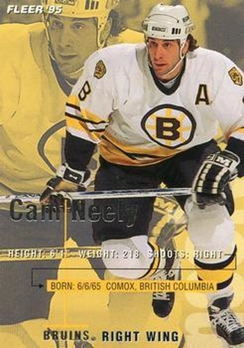 #15 Cam Neely - Boston Bruins - 1994-95 Fleer Hockey