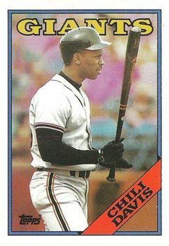 #15 Chili Davis - San Francisco Giants - 1988 Topps Baseball