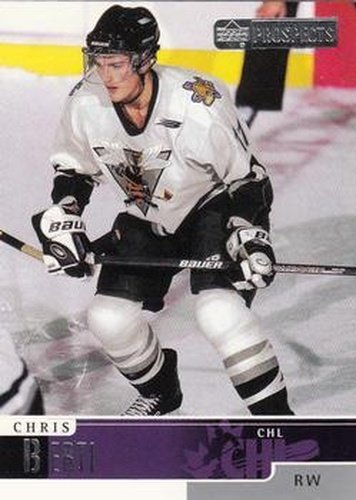 #15 Chris Berti - Sarnia Sting - 1999-00 Upper Deck Prospects Hockey