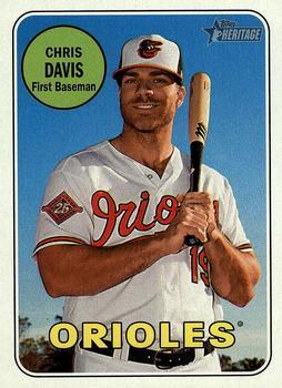 #15 Chris Davis - Baltimore Orioles - 2018 Topps Heritage Baseball