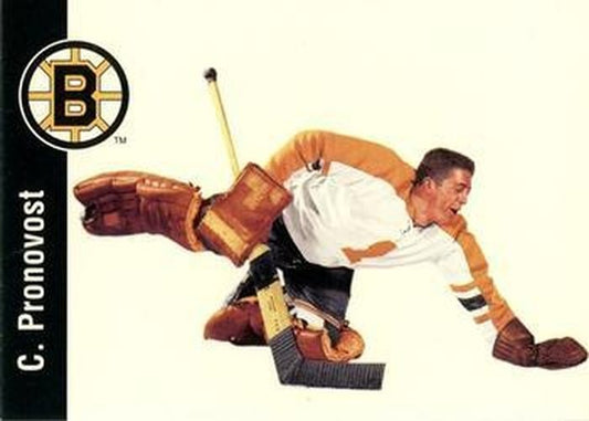 #15 Claude Pronovost - Boston Bruins - 1994 Parkhurst Missing Link 1956-57 Hockey