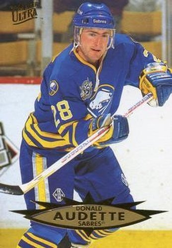 #15 Donald Audette - Buffalo Sabres - 1995-96 Ultra Hockey