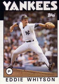 #15 Eddie Whitson - New York Yankees - 1986 Topps Baseball