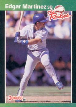 #15 Edgar Martinez - Seattle Mariners - 1989 Donruss The Rookies Baseball