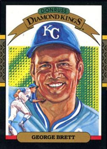 #15 George Brett - Kansas City Royals - 1987 Donruss Baseball