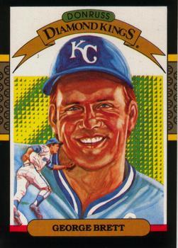 #15 George Brett - Kansas City Royals - 1987 Leaf Baseball