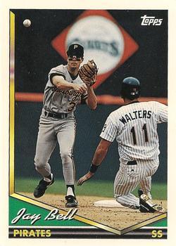 #15 Jay Bell - Pittsburgh Pirates - 1994 Topps Baseball
