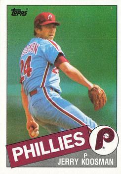 #15 Jerry Koosman - Philadelphia Phillies - 1985 Topps Baseball