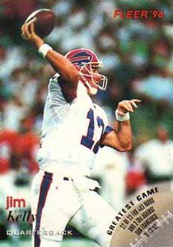 #15 Jim Kelly - Buffalo Bills - 1996 Fleer Football