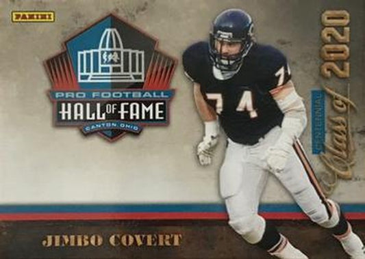 #15 Jimbo Covert - Chicago Bears - 2020 Panini Pro Football Hall of Fame Football