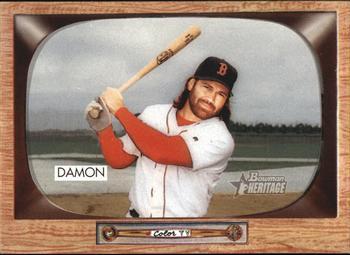 #15 Johnny Damon - Boston Red Sox - 2004 Bowman Heritage Baseball