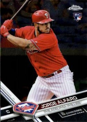 #15 Jorge Alfaro - Philadelphia Phillies - 2017 Topps Chrome Baseball