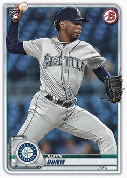 #15 Justin Dunn - Seattle Mariners - 2020 Bowman Baseball