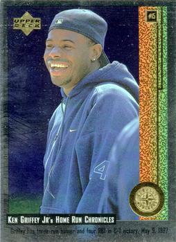 #15 Ken Griffey Jr. - Seattle Mariners - 1998 Upper Deck - Ken Griffey Jr.'s Home Run Chronicles Baseball