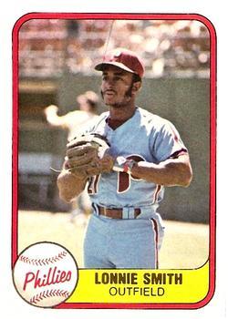 #15 Lonnie Smith - Philadelphia Phillies - 1981 Fleer Baseball