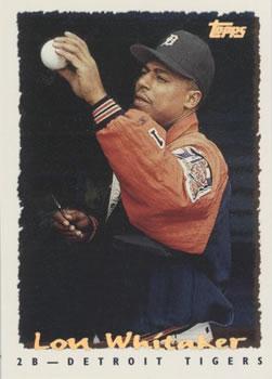 #15 Lou Whitaker - Detroit Tigers - 1995 Topps Baseball