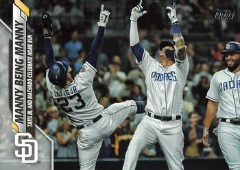 #15 Manny Being Manny Fernando Tatis Jr. / Manny Machado - San Diego Padres - 2020 Topps Baseball