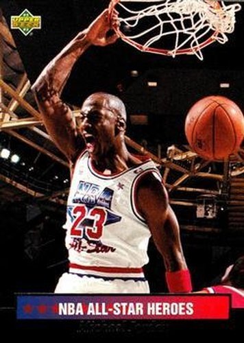 #15 Michael Jordan - Chicago Bulls - 1992-93 Upper Deck NBA All-Stars Basketball