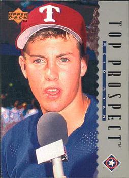 #15 Reid Ryan - Texas Rangers - 1995 Upper Deck Baseball