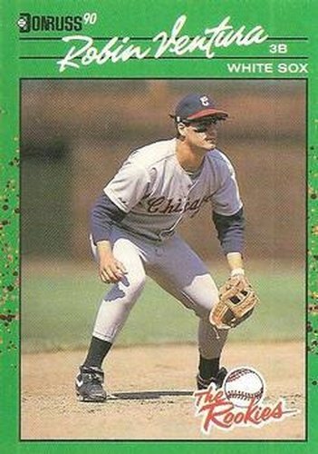 #15 Robin Ventura - Chicago White Sox - 1990 Donruss The Rookies Baseball