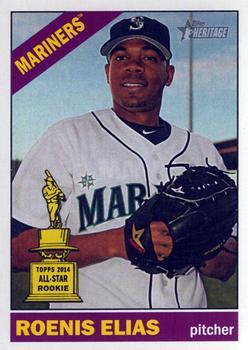#15 Roenis Elias - Seattle Mariners - 2015 Topps Heritage Baseball