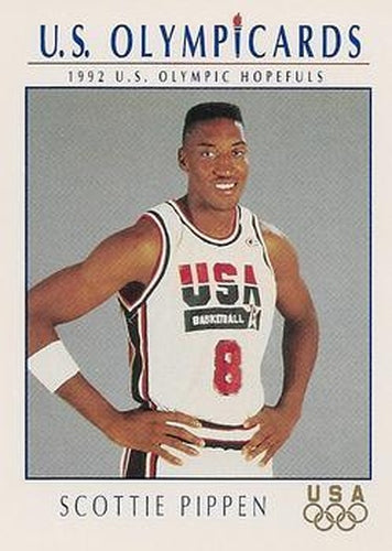 #15 Scottie Pippen - USA - 1992 Impel U.S. Olympic Hopefuls