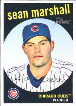 #15 Sean Marshall - Chicago Cubs - 2008 Topps Heritage Baseball