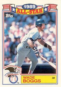 #15 Wade Boggs - Boston Red Sox - 1990 Topps Baseball - Glossy All-Stars