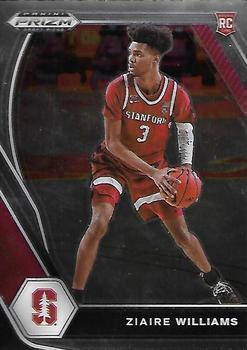 #15 Ziaire Williams - Stanford Cardinal - 2021 Panini Prizm Collegiate Draft Picks Basketball