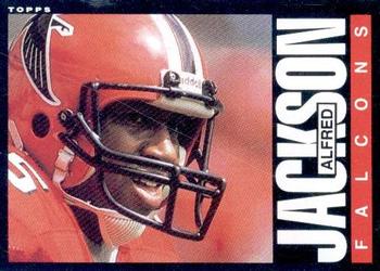 #15 Alfred Jackson - Atlanta Falcons - 1985 Topps Football