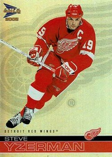 #15 Steve Yzerman - Detroit Red Wings - 2001-02 Pacific McDonald's Hockey
