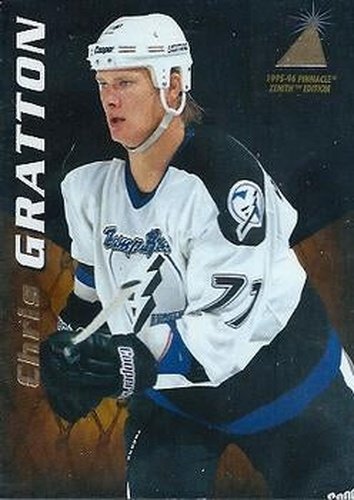 #15 Chris Gratton - Tampa Bay Lightning - 1995-96 Zenith Hockey