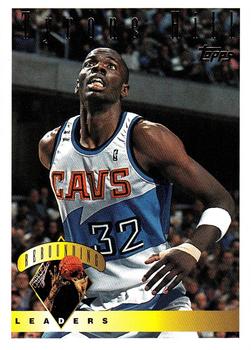 #15 Tyrone Hill - Cleveland Cavaliers - 1995-96 Topps Basketball