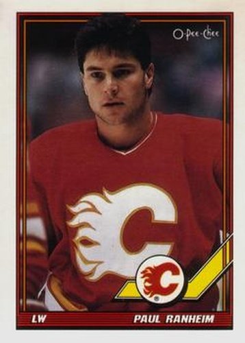 #15 Paul Ranheim - Calgary Flames - 1991-92 O-Pee-Chee Hockey