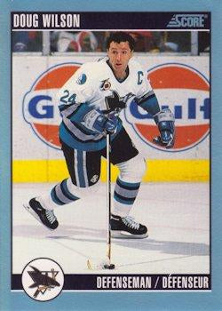 #15 Doug Wilson - San Jose Sharks - 1992-93 Score Canadian Hockey