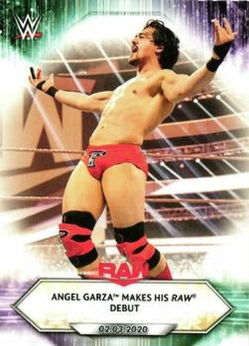 #15 Angel Garza Makes His Raw Debut - 2021 Topps WWE Wrestling