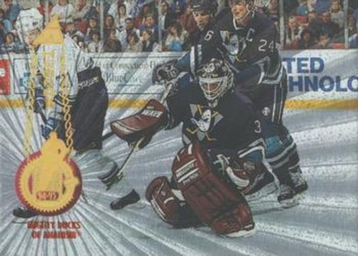 #15 Guy Hebert - Anaheim Mighty Ducks - 1994-95 Pinnacle Hockey - Rink Collection