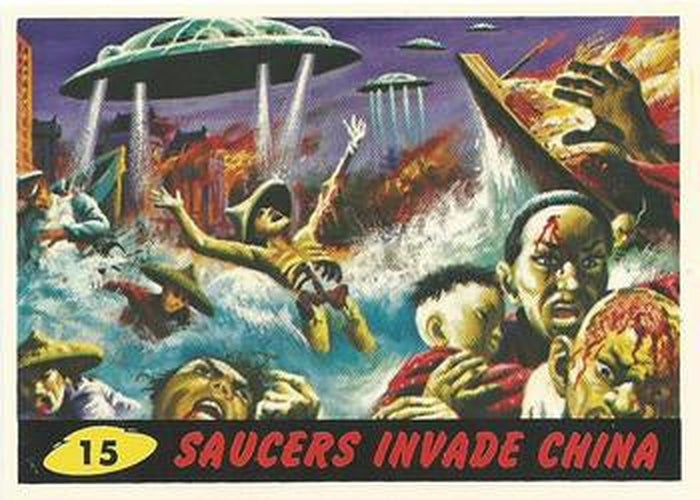 #15 Saucers Invade China - 1994 Topps Mars Attacks