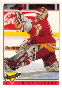 #15 Mike Vernon - Calgary Flames - 1993-94 O-Pee-Chee Premier Hockey