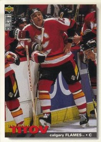 #15 German Titov - Calgary Flames - 1995-96 Collector's Choice Hockey