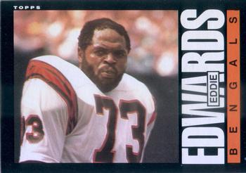 #215 Eddie Edwards - Cincinnati Bengals - 1985 Topps Football