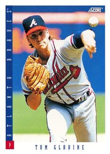 #15 Tom Glavine - Atlanta Braves - 1993 Score Baseball