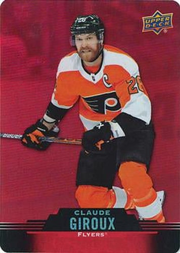 #DC-15 Claude Giroux - Philadelphia Flyers - 2020-21 Upper Deck Tim Hortons Hockey - Red Die Cut