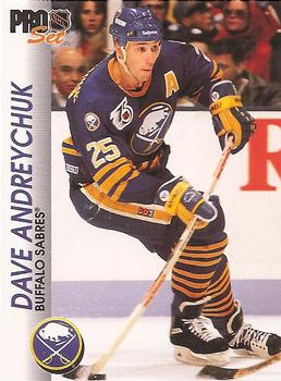 #15 Dave Andreychuk - Buffalo Sabres - 1992-93 Pro Set Hockey