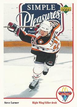 #Mc-15 Steve Larmer - Chicago Blackhawks - 1991-92 Upper Deck McDonald's All-Stars Hockey