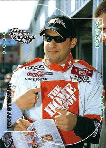 #15 Tony Stewart - Joe Gibbs Racing - 2001 Press Pass Trackside Racing