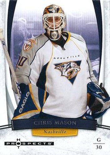 #15 Chris Mason - Nashville Predators - 2007-08 Fleer Hot Prospects Hockey